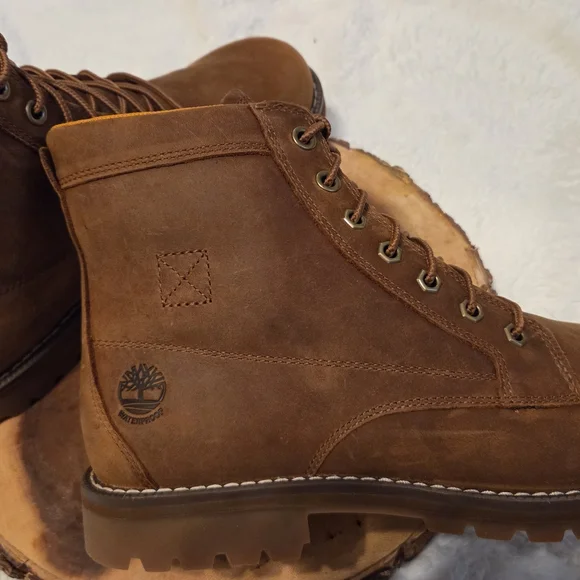 Timberland Men's Brown Leather Boots - Picture 2 of 6